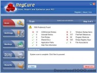 RegCure PC Error Fixer screenshot